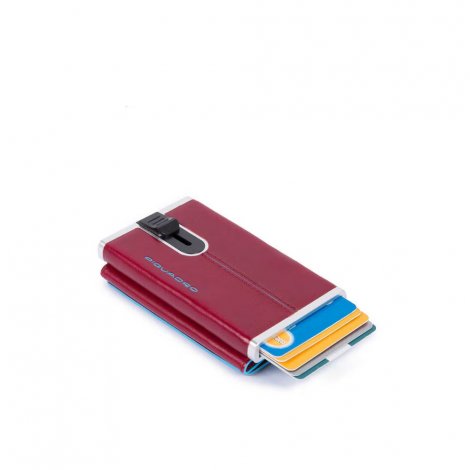 Compact wallet Blue Square - PP4891B2R PIQUADRO