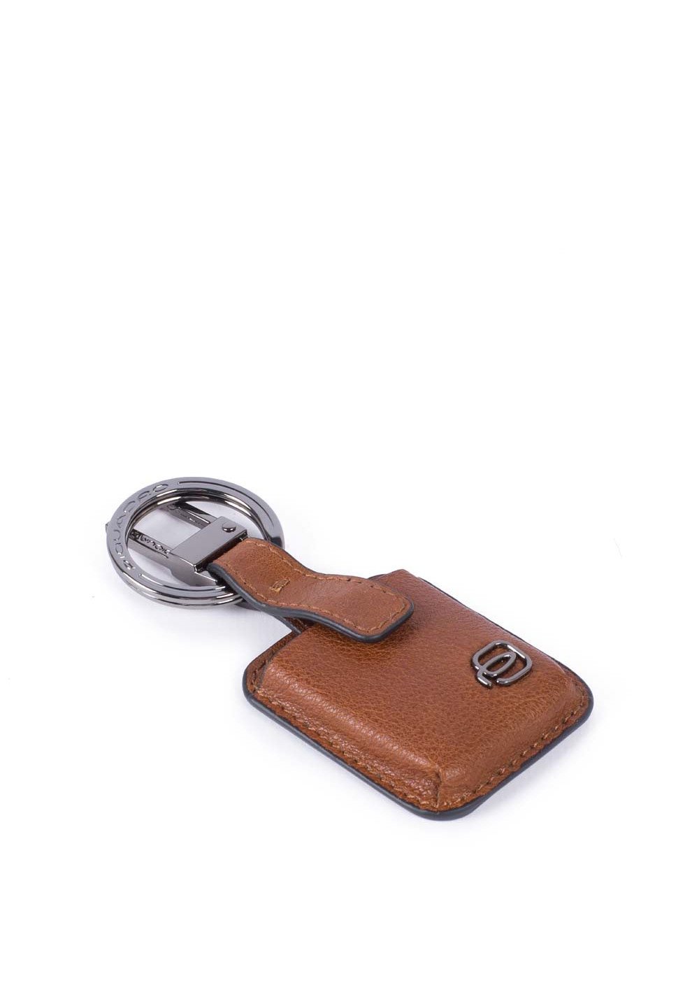 Portachiavi con CONNEQU in pelle Black Square Piquadro