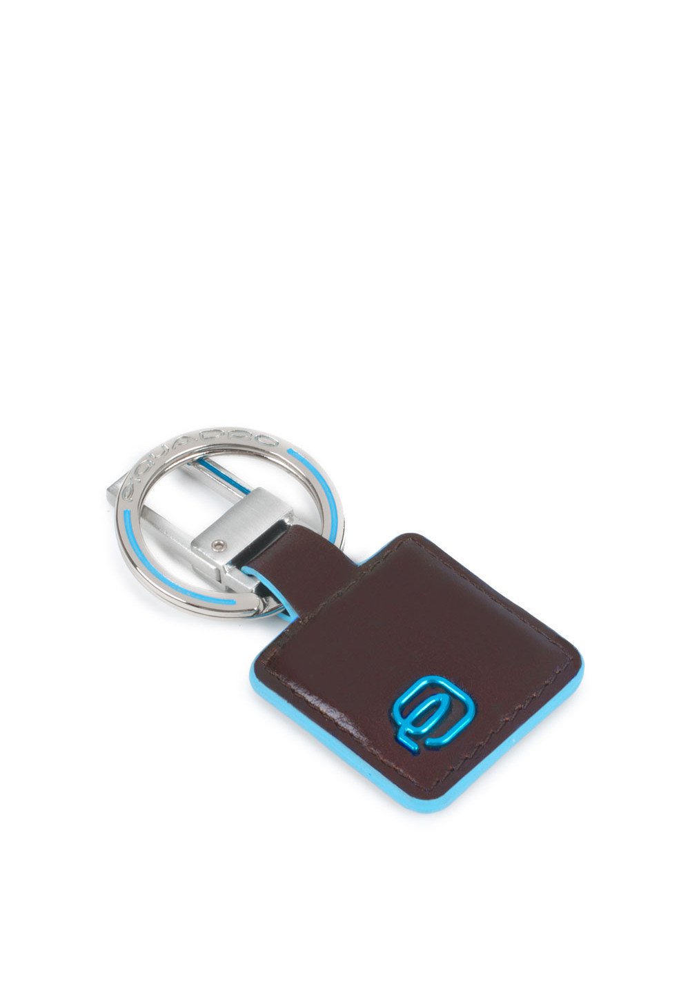Portachiavi Blue Square con inserto in pelle Piquadro