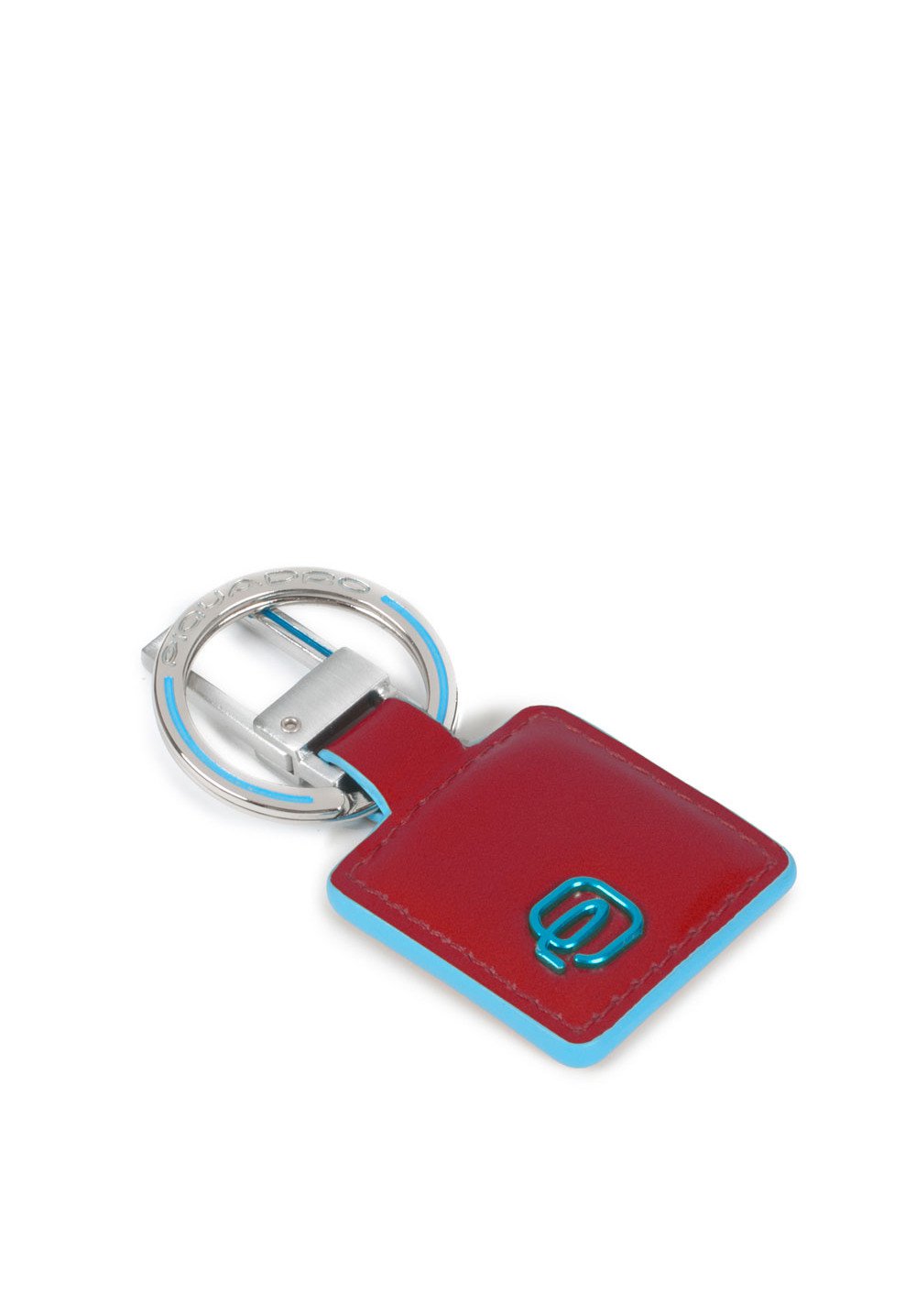 Portachiavi Blue Square con inserto in pelle Piquadro