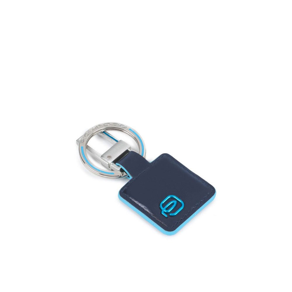 Portachiavi Blue Square con inserto in pelle Piquadro - MYLILLY