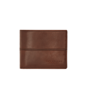 Leather men's wallet from The Bridge Vespucci collection with multiple card slots and a sleek, minimalist design.