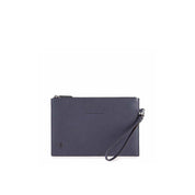Pochette piatta piccola in pelle Black Square Piquadro
