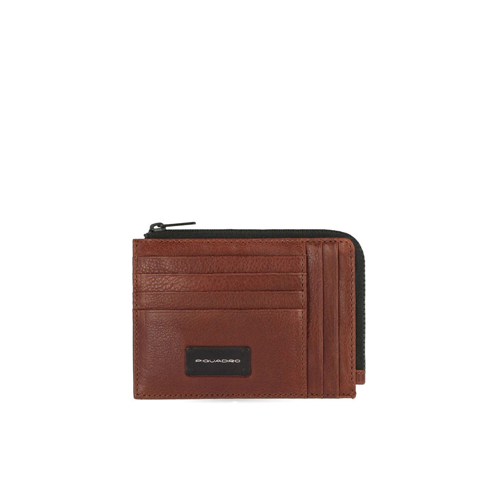 Card holder Harper in leather Piquadro