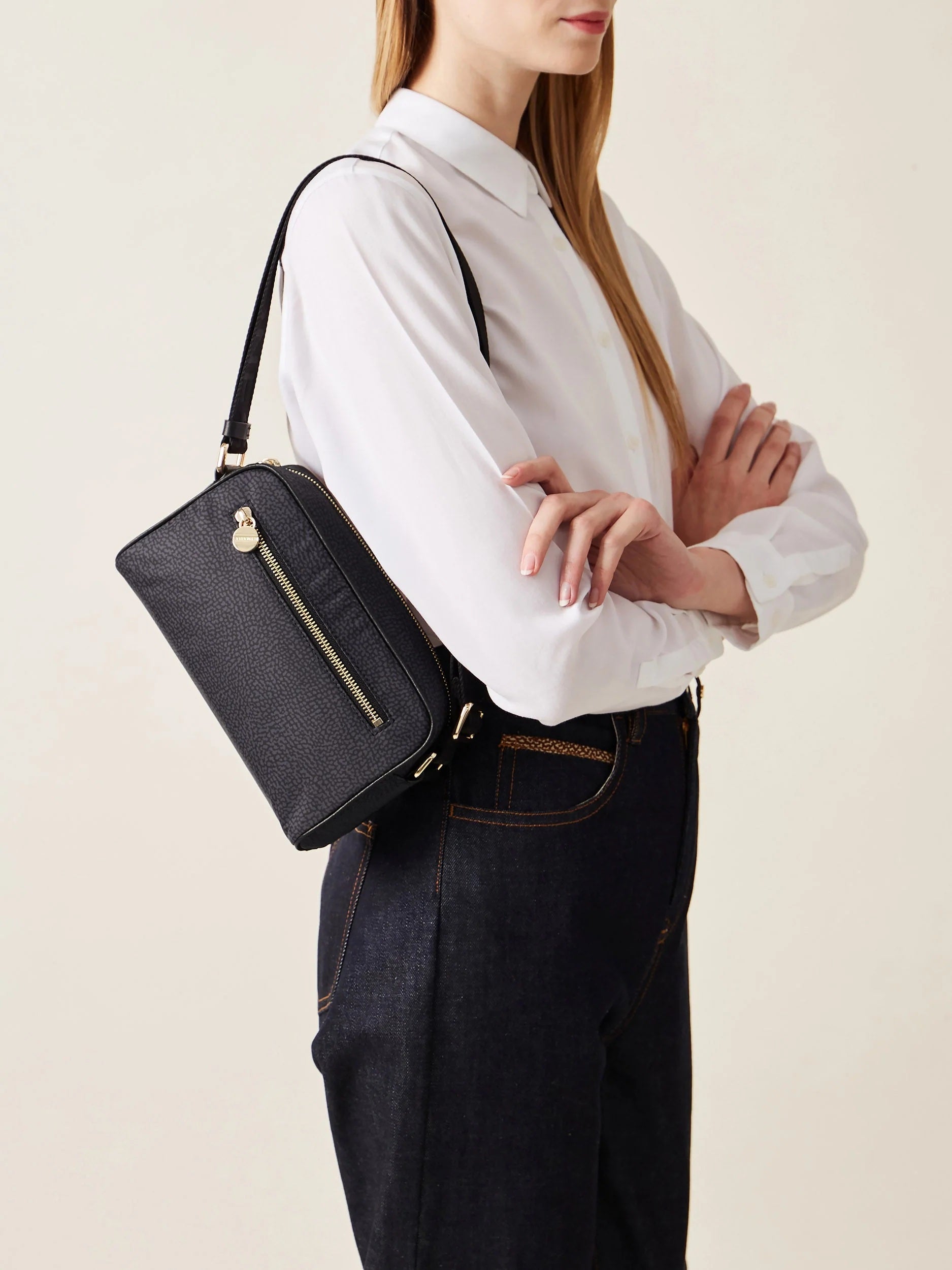 Camera Case Small Eco Line Borbonese - MYLILLY