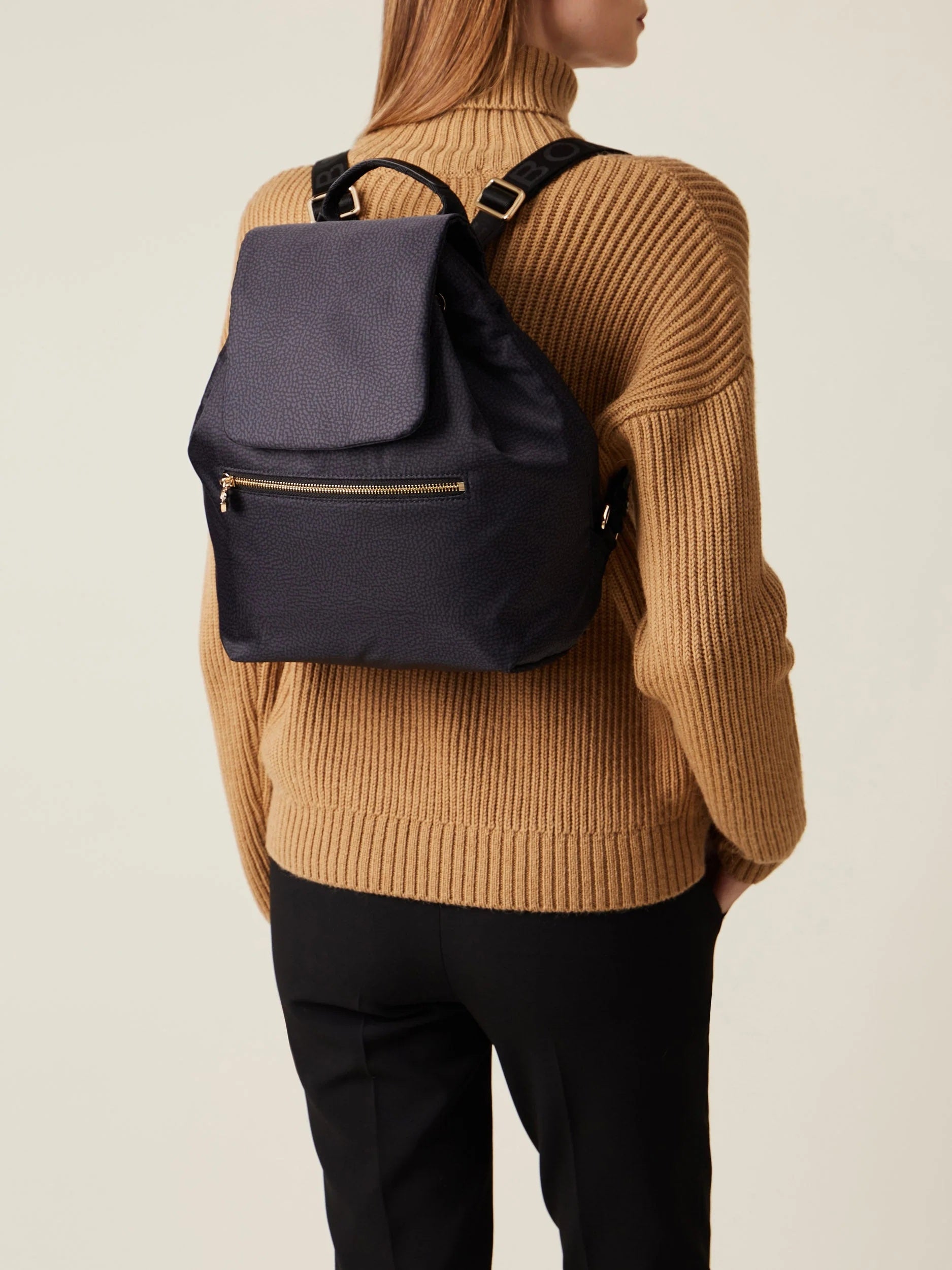 Borbonese Medium Eco Line Backpack
