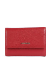 Portafoglio Metallic Soft in pelle Coccinelle