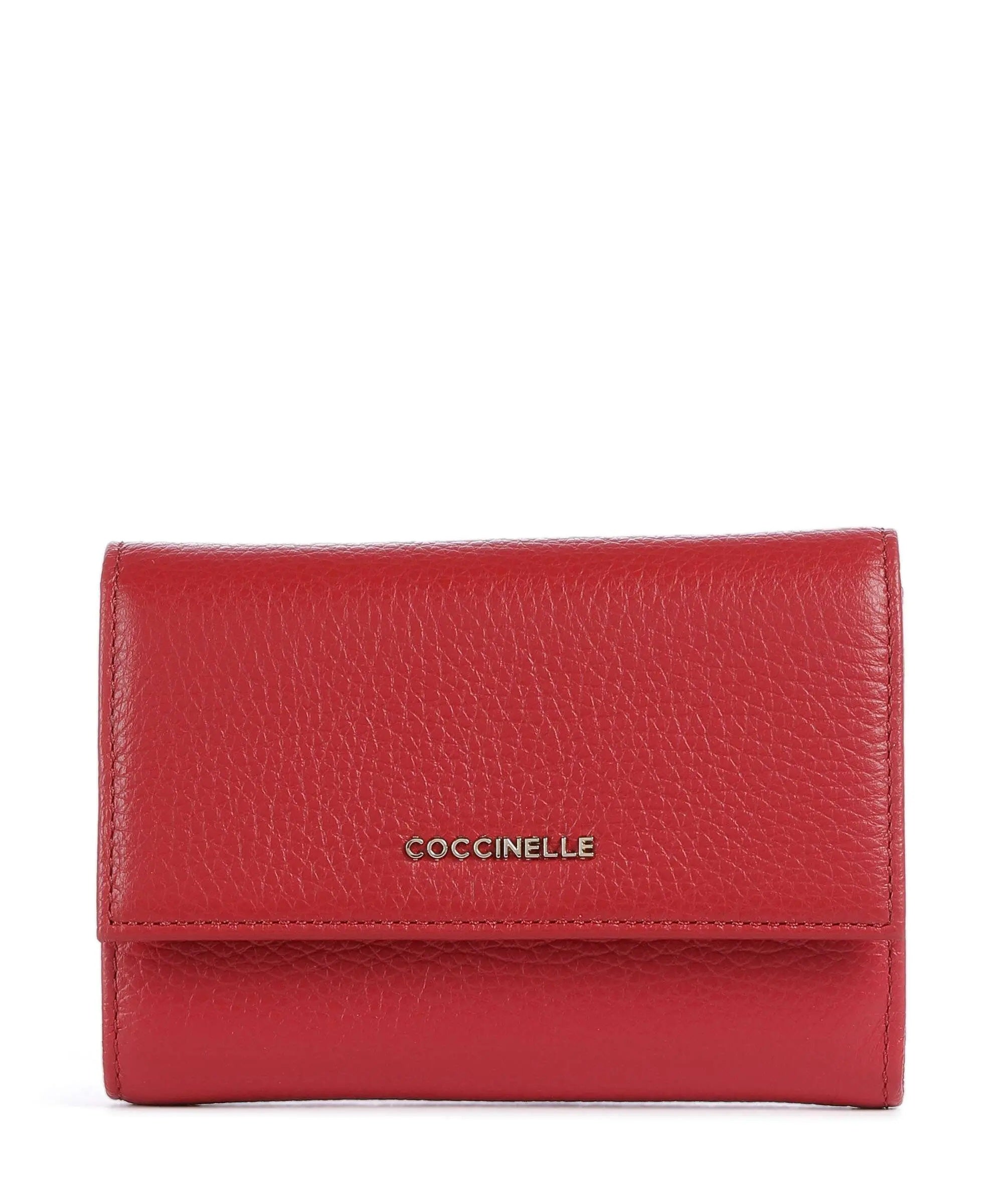 Portafoglio Metallic Soft in pelle Coccinelle