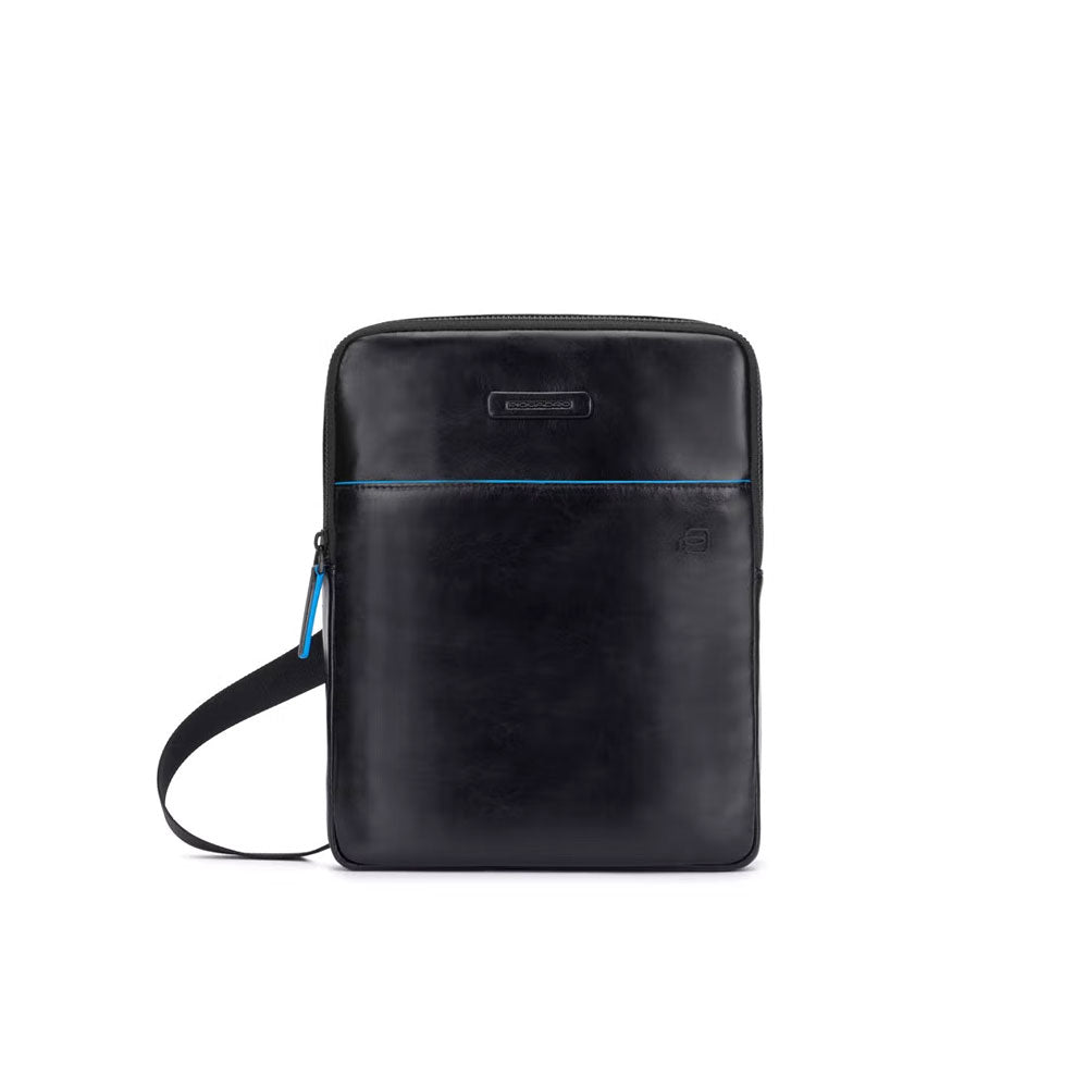 Blue Square iPad® bag in Piquadro leather – MYLILLY