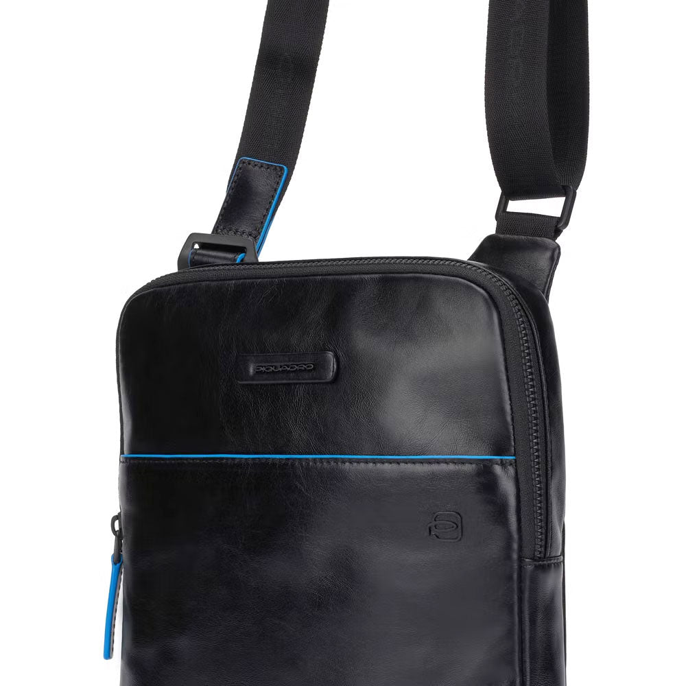 Blue Square iPad® bag in Piquadro leather – MYLILLY