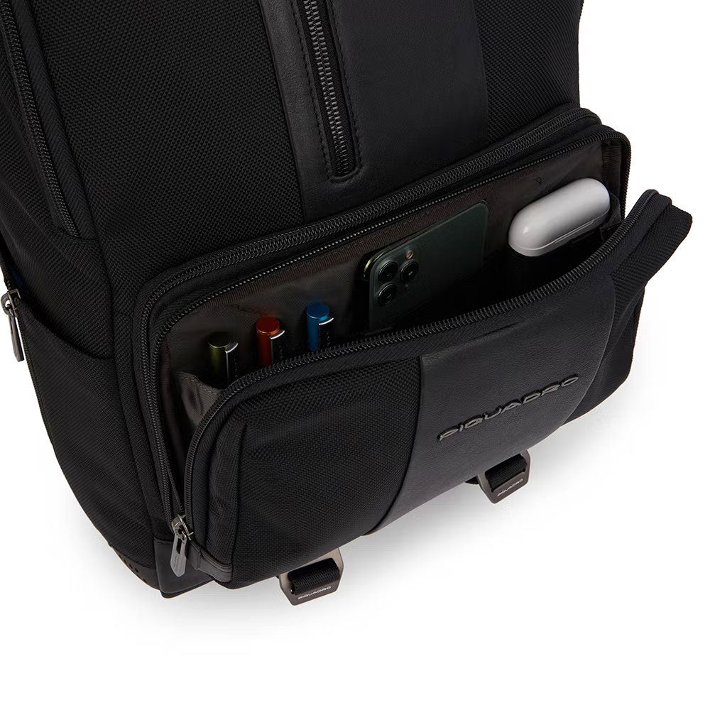 Zaino porta pc e iPad® Modularità Brief 2 in tessuto riciclato Piquadro