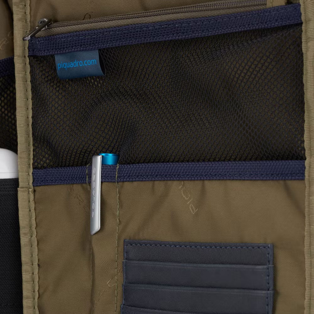 IPad®mini Brief 2 bag in Piquadro recycled fabric