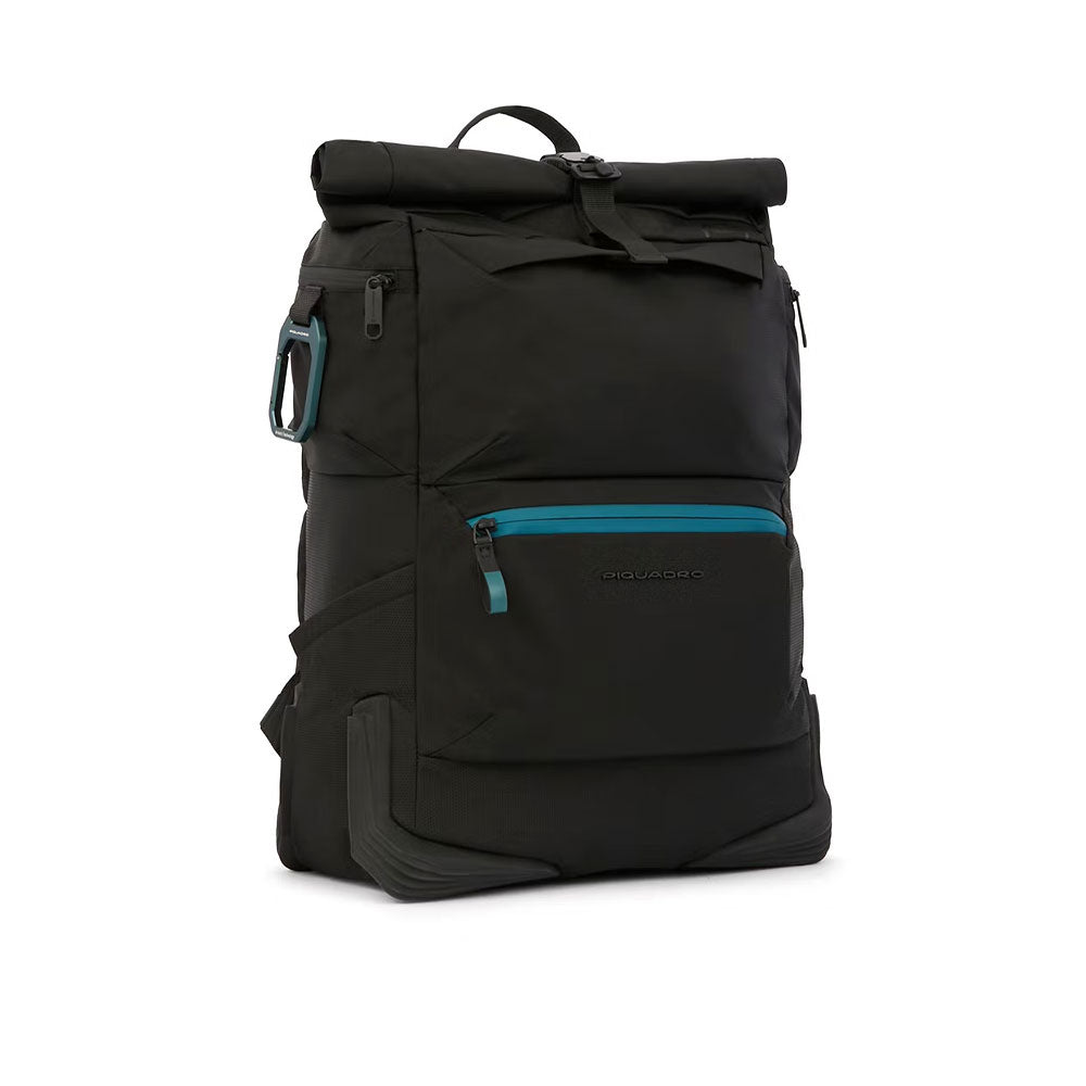 Zaino roll-up porta pc e iPad® Corner 2.0 in tessuto riciclato Piquadro