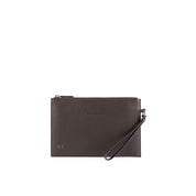 Pochette piatta piccola in pelle Black Square Piquadro