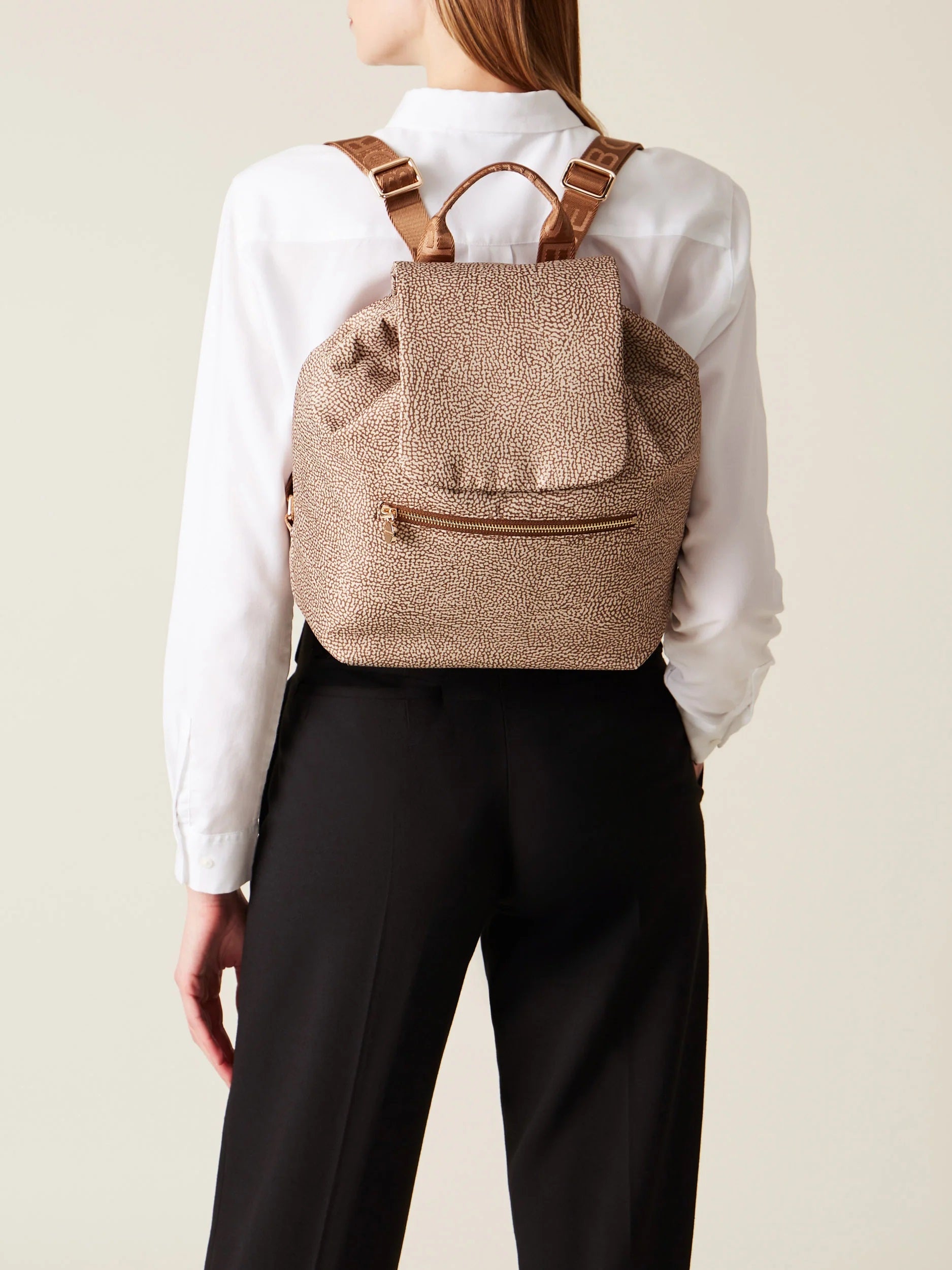 Borbonese Medium Eco Line Backpack