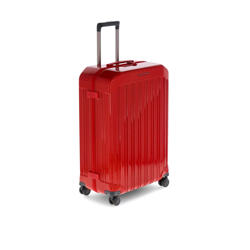 Piquadro PQ-Light polycarbonate medium 4-wheel trolley