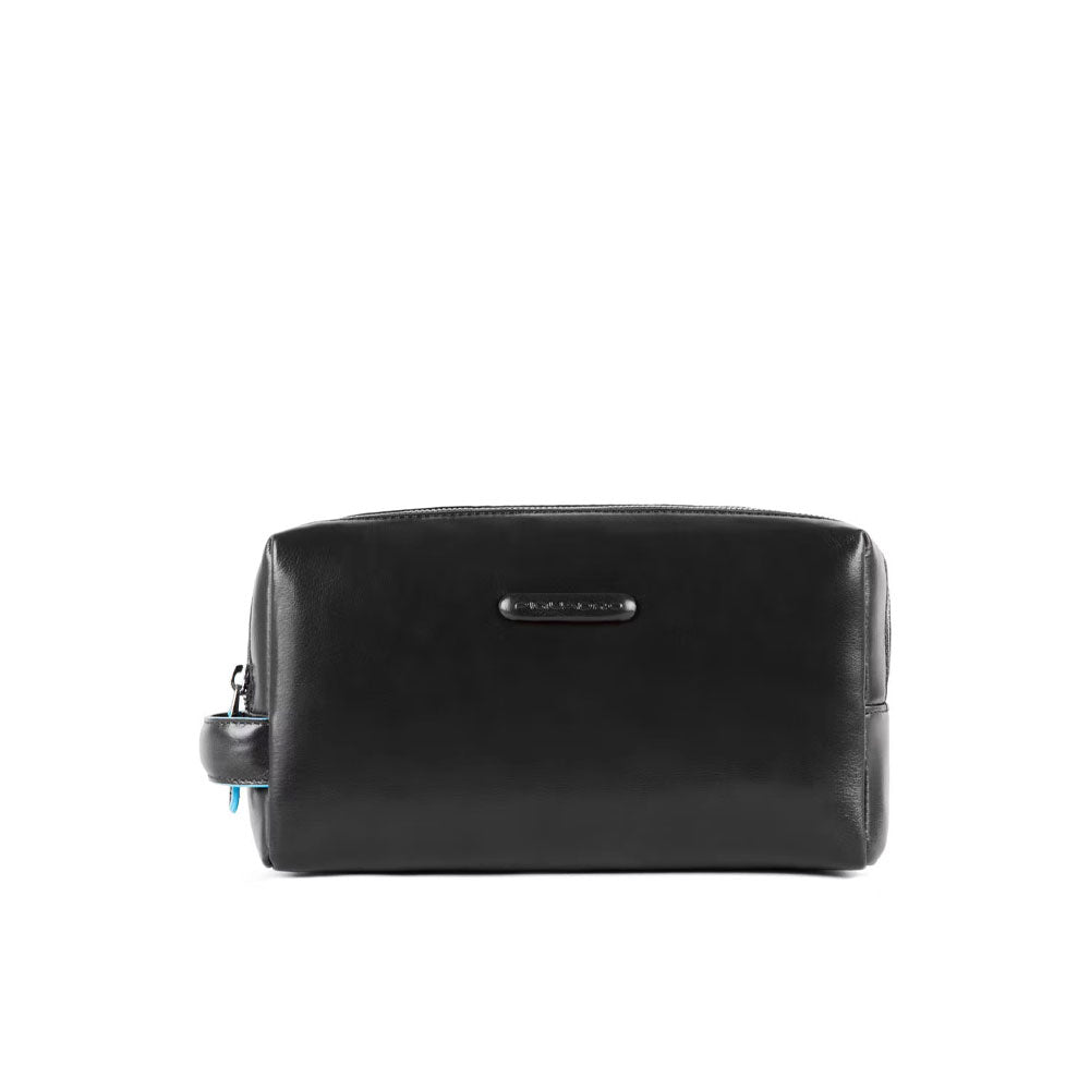 Blue Square Piquadro travel case with two compartments