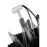 Unisex Alu Drop S umbrella by Samsonite with lightweight aluminum frame and compact black canopy, ideal for rain protection.