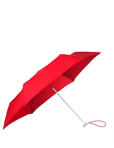 Samsonite Alu Drop S unisex umbrella with a sleek silver aluminum handle and compact canopy for rain protection.