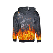 Shark On Fire Hoodie Sprayground