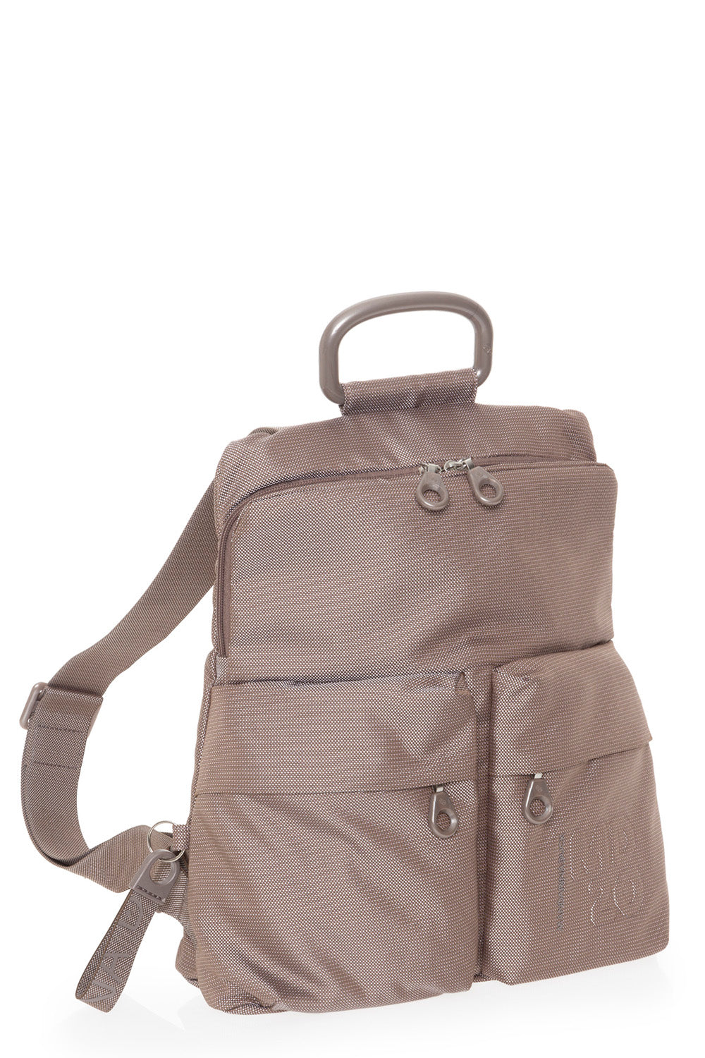 Mandarina Duck Zaino MD20 Mandarina Duck backpack for women, stylish orange bag with adjustable straps and logo accents.