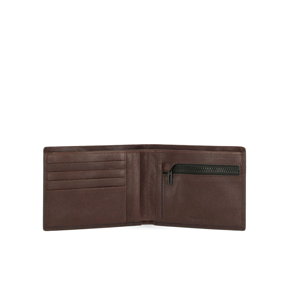 Wallet Harper in leather Piquadro