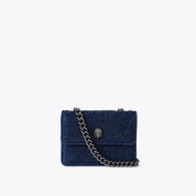 Borsa Micro Kensington in denim Kurt Geiger