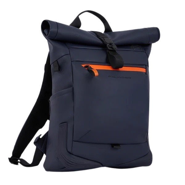 Piquadro Corner 2.0 15.6" Roll-Top Laptop Backpack