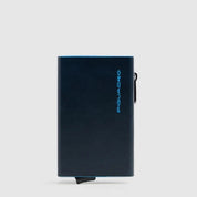 Piquadro Blue Square card holder