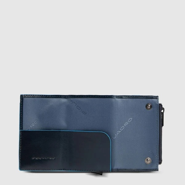 Piquadro Blue Square card holder