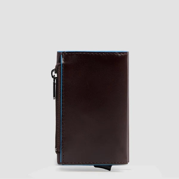 Piquadro Blue Square card holder