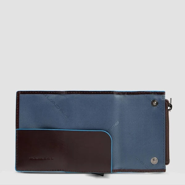 Piquadro Blue Square card holder
