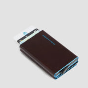 Piquadro Blue Square card holder