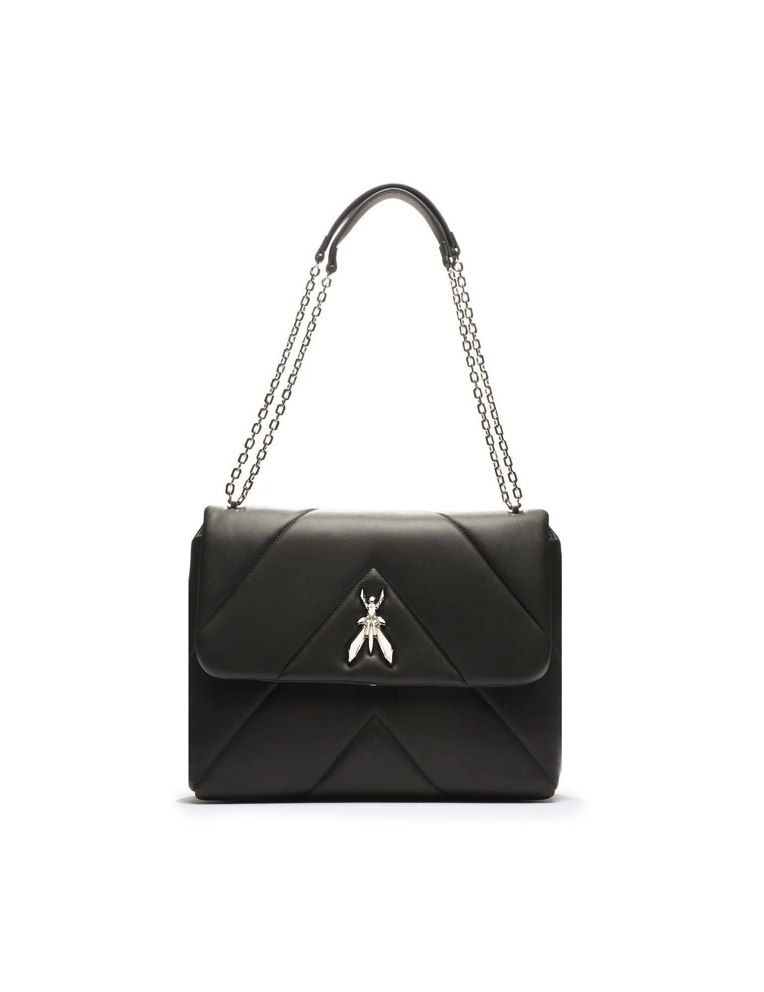 Borsa a spalla Fly Padded in pelle Patrizia Pepe - MYLILLY