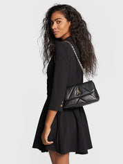 Borsa a spalla Fly Padded in pelle Patrizia Pepe