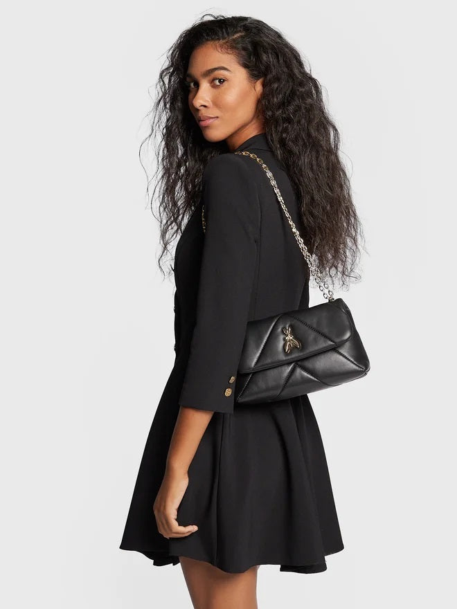 Borsa a spalla Fly Padded in pelle Patrizia Pepe