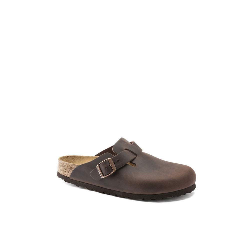 Birkenstock suede Boston clogs