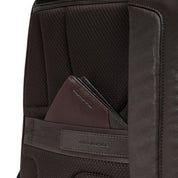 Black Square backpack for 15.6" laptop Piquadro