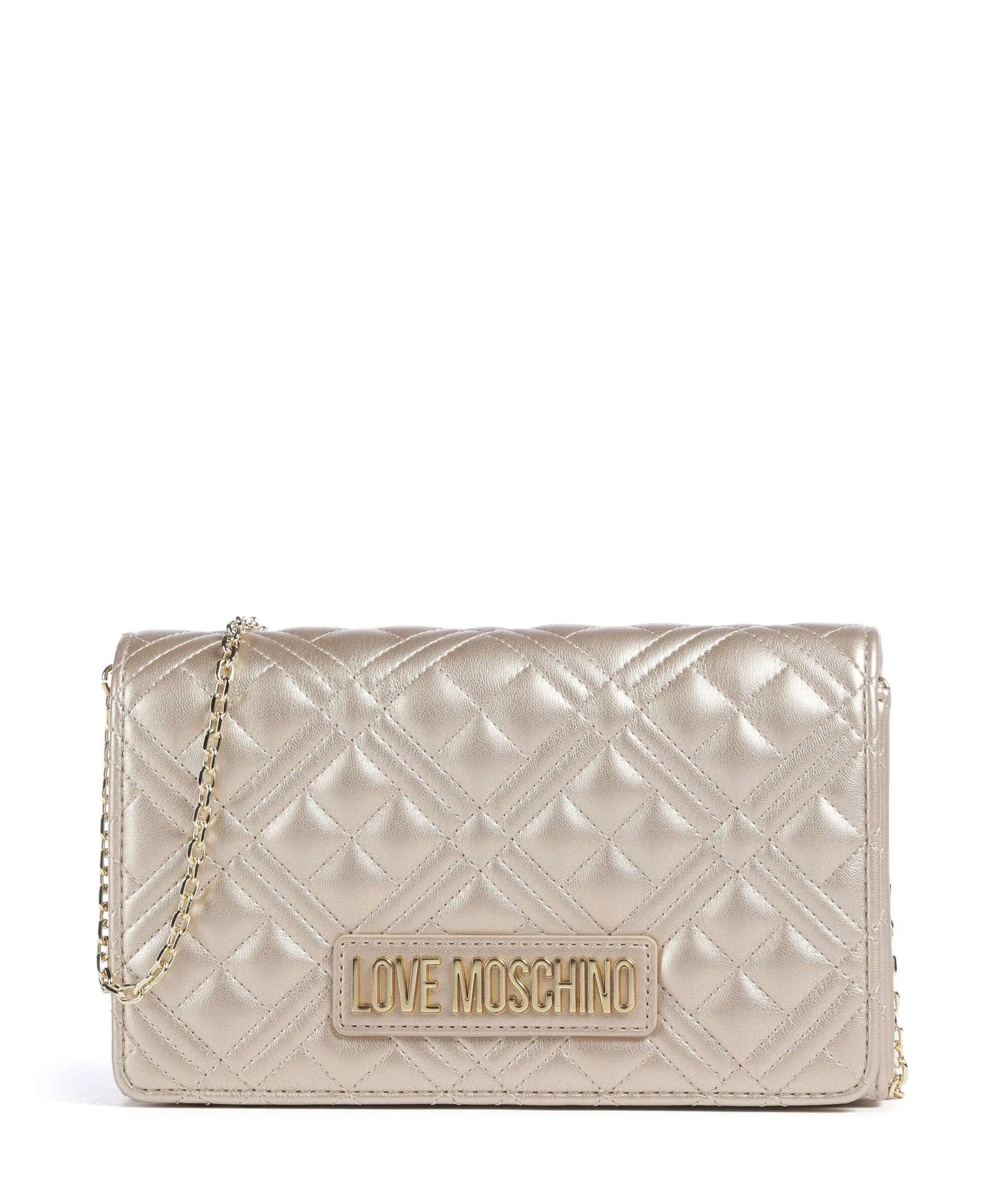 Clutch Shiny Quilted Love Moschino – MYLILLY