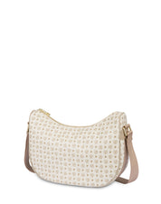 Heritage Pollini hobo bag for women with shoulder strap, crafted in elegant leather, showcasing stylish and functional design.