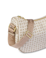 Pollini Hobo Bag Heritage in soft leather with shoulder strap, stylish accessory for women, designed for versatile everyday use.