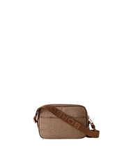 Small eco-friendly Borbonese camera case with compact design, perfect for carrying essentials in a stylish accessory.