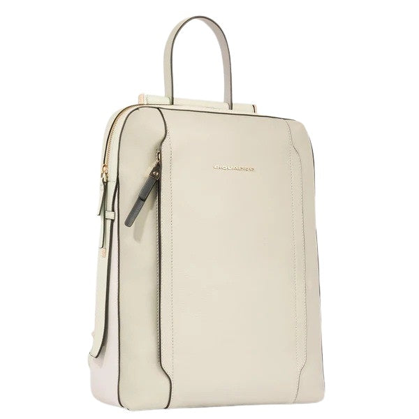 Circle laptop backpack in Piquadro leather – MYLILLY