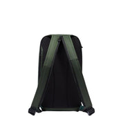 Piquadro monospalla bag for iPad Mini with earth-tone Piquadro logo, featuring adjustable strap and compact design.