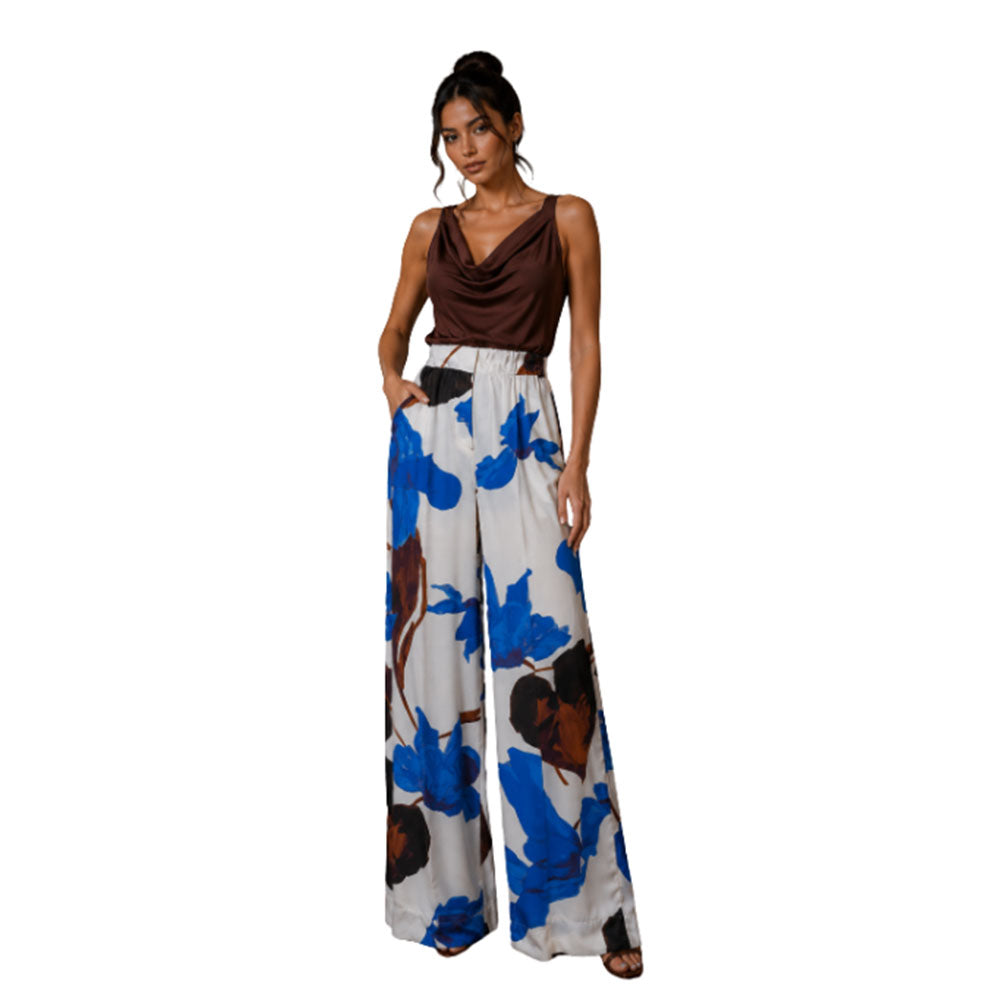 Pantalone a fantasia in viscosa Kaos
