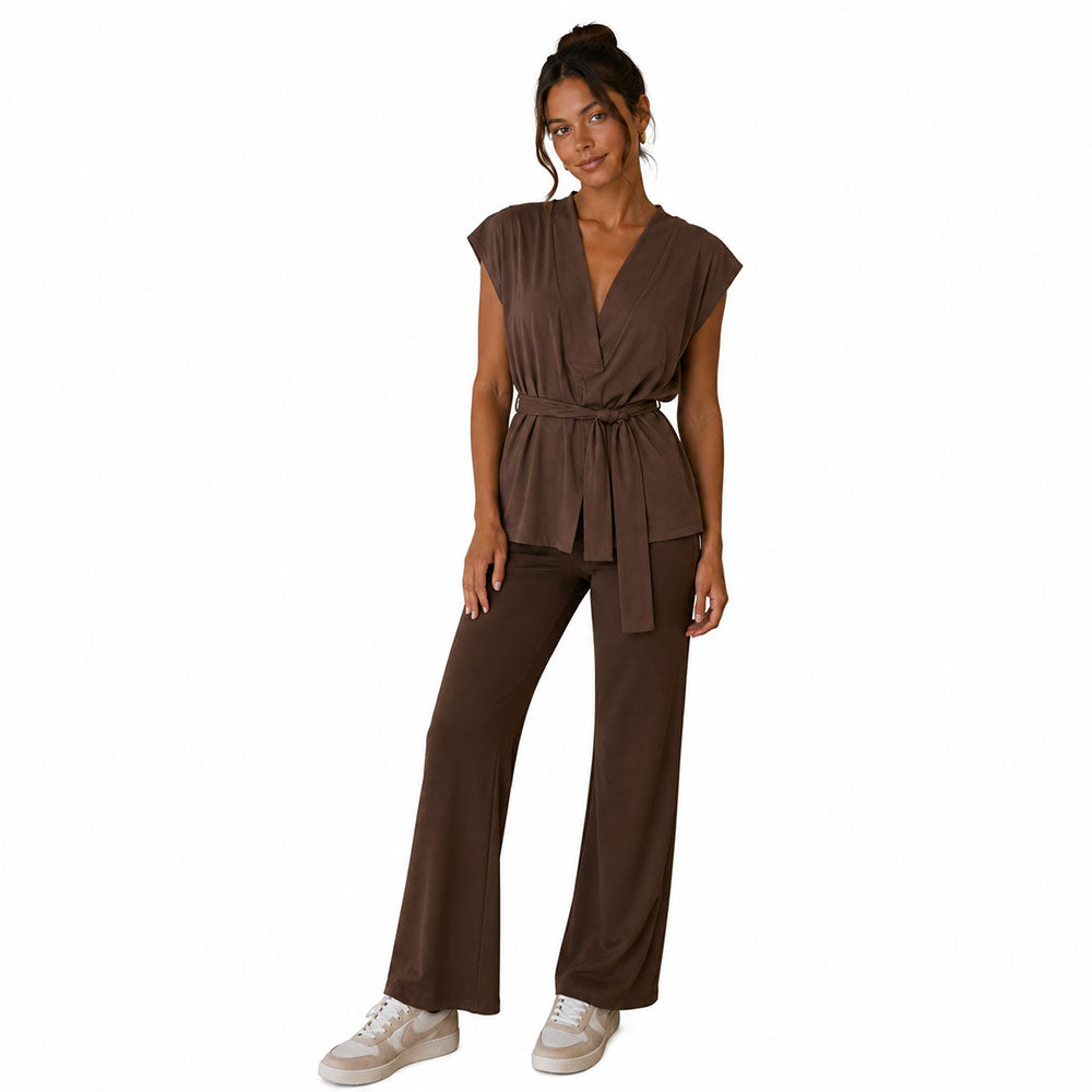 Blusa con cintura Kaos