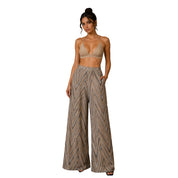 Pantalone a fantasia in lurex Kaos