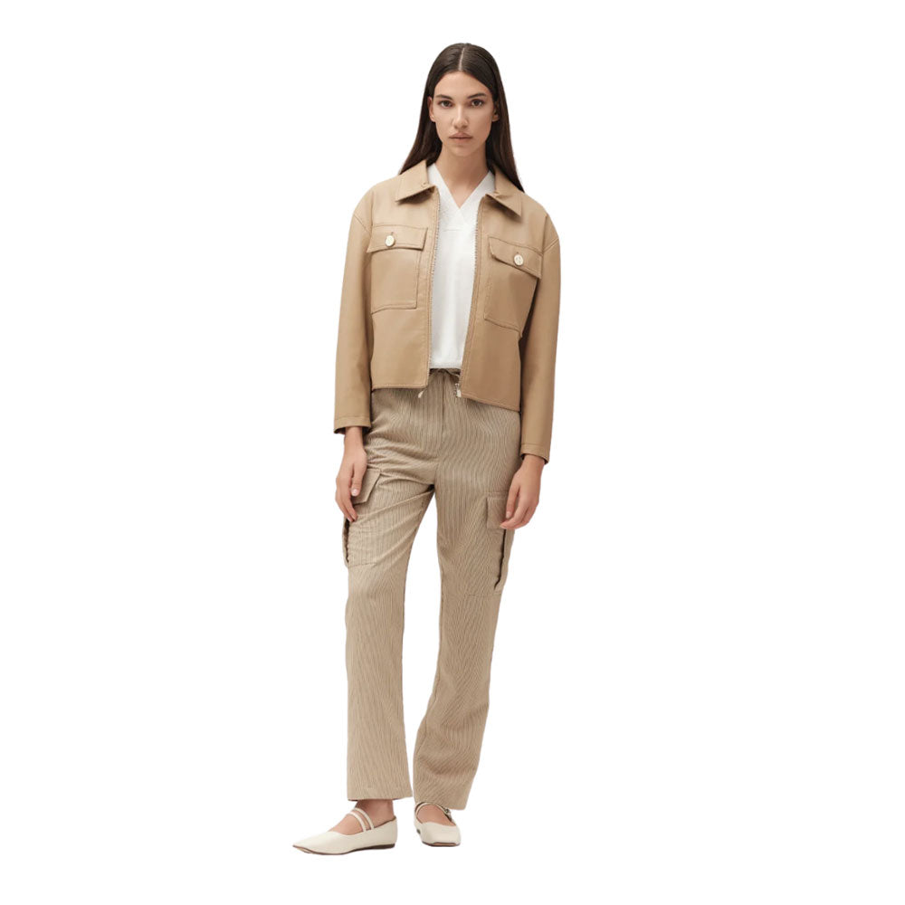 Pantalone Cargo White Wise