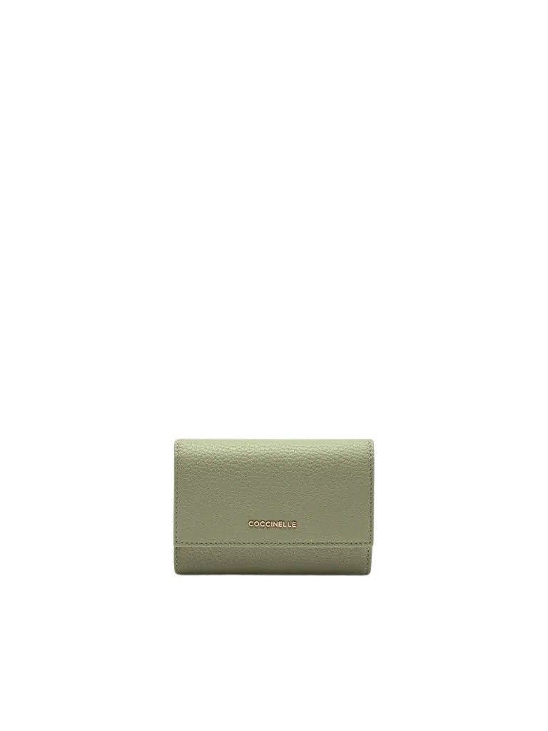 Portafoglio Metallic Soft in pelle Coccinelle