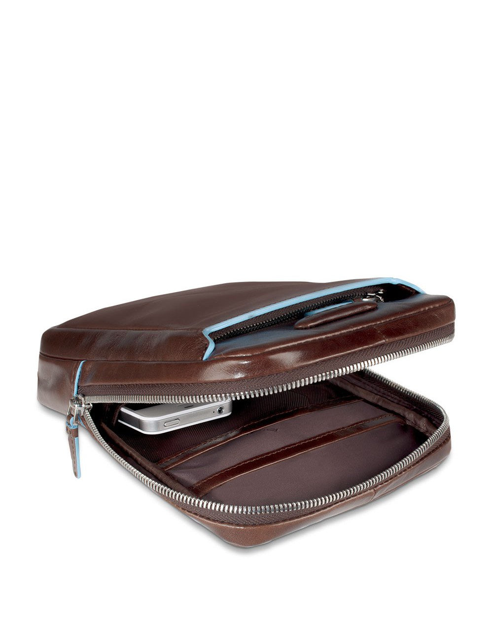 Borsello organizzato porta iPad® Mini Blue Square Piquadro - MYLILLY